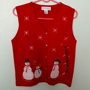 Croft & Barrows women ladies Christmas vest